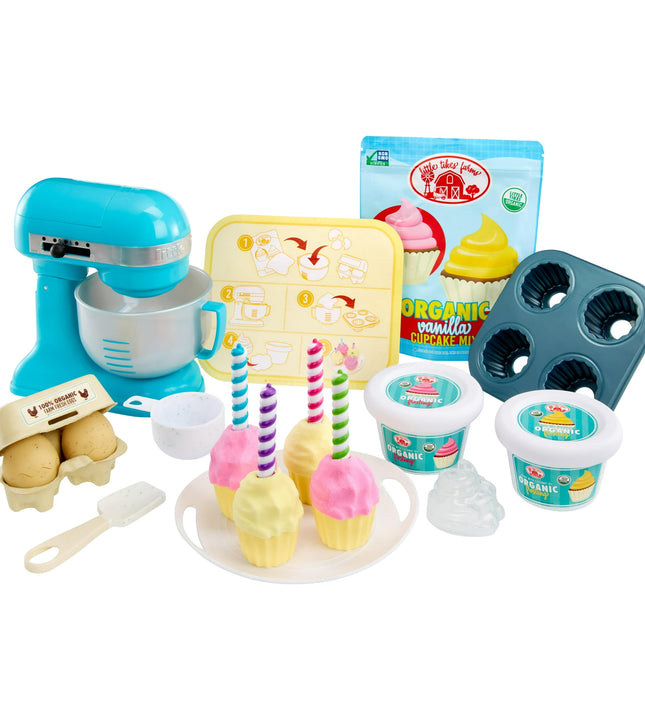Little Tikes Creative Chefs Baker’s Kit with Make-It Mix Play Sand, 18 Accessories, Realistic Pretend Play Set, Boys, Girls, Ages 3+